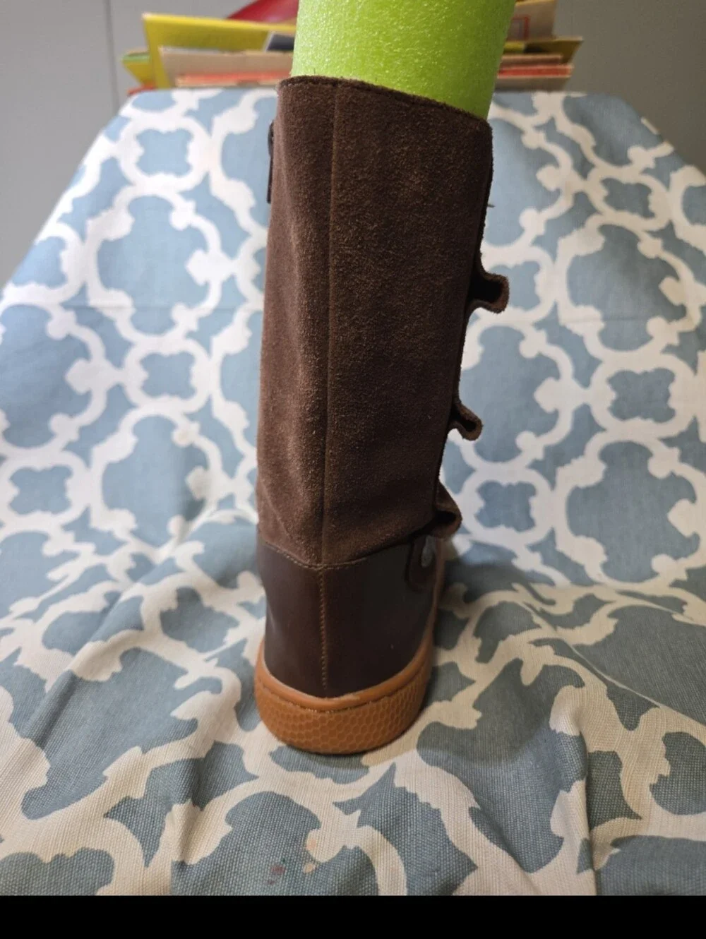 Livie & Luca Tiempo Toddler Girl Zip Boots Size 1Y leather suede Boutique